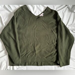 Green Joe Fresh V-Neck Sweater